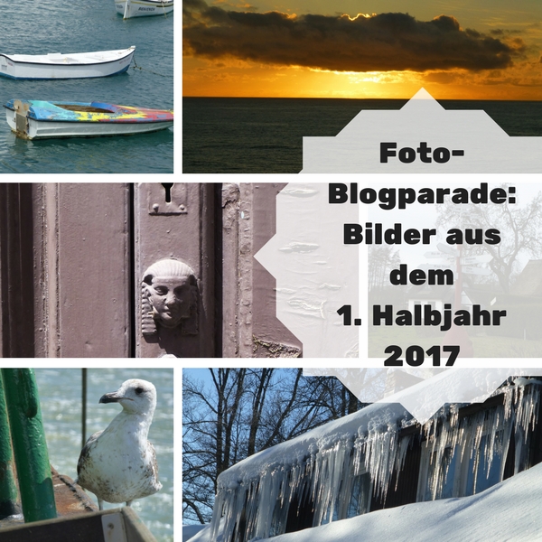 Die Bildercollage zeigt meine sechs Beiträge zur Foto-Blogparade des 1. Halbjahres 2017