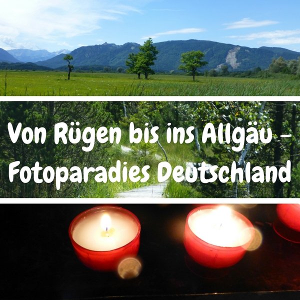 Ich bewundere oft die Fotos von Reisebloggern, die uns ferne Paradiese, so nahe bringen. Dass man auch in Deutschland wunderschöne Bilder machen kann und spannende Motive findet, zeige ich Dir in diesem Blogbeitrag. Im Rahmen einer Fotoparade.