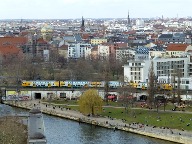 Blick auf die Innenstadt von Berlin